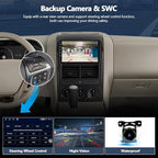 4G+64G Car Radio for Ford Explorer 2006-2010, Android 15 Car Stereo with Wireless CarPlay Android Auto 10" Touch Screen Radio with Bluetooth 5.0 GPS WiFi 32 EQ FM/RDS Backup Camera
