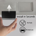 Car Air Freshener Visor Clip Compatible with Drift Car Air Freshener, Auto Accessories, Vehicle Sun Visor Metal Clip, Black, Freshener not include (3 Pack)