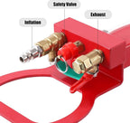 Air Jack, 3 Ton/6600 lbs Air Jack, Portable Pneumatic Jack with Long Hand, Lift up to 15.7", 3-6 s Fast Lifting Pneumatic Jack, with Adjustable Long Handles for Cars, Garages, Repair