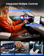 2026 Upgrade Wireless CarPlay Adapter/Android Auto Wireless Adapter, Plug & Play Fast Connection, One-Tap Disconnect, Wi-Fi 6 & Bluetooth 5.4, Support USB A/Type C, Mini Design- Carbon Black