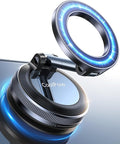 【Newest Vacuum Magnetic Phone Holder for Car Phone Holder Mount【Movable Vacuum Suction】 Magsafe Car Mount Cell Phone Holders for Your Car Accessories for Women Men for iPhone 17 16 -Black