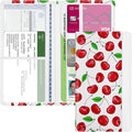 Car Registration and Insurance Holder, with Magnetic Closure for License, Cards and Documents, All Vehicle Needs and Car Accessories (Cherry)