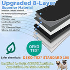 Back Seat Extender for Dogs, Waterproof Dog Car Seat Cover for Back Seat with Hard Bottom, 2026 Upgraded Material, Anti Scratch, Safer, Easy to Use and Clean, Holds 400lbs
