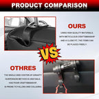 Automotive Universal 2PCS Leather Headrest Hooks, for Car Keep Purses Bags Coats and Groceries Secure Universal Fit for Most Vehicles, Black