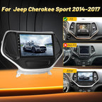2+64G Android Car Stereo for Jeep Cherokee Sport 2014 2015 2016 2017 with Wireless Carplay/Android Auto - 10 Inch Touchscreen Radio with Equalizer, WiFi, GPS, FM RDS, AHD Rear View Cam