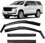 in-Channel Incredibly Durable Rain Guards for Cadillac Escalade ESV 2021-2026, Original Window Deflectors, Vent Window Visors, Vent Deflector, 4 pcs. - 621318
