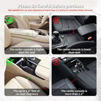Kwak's Car Seat Gap Filler Organizer 2pcs – Fits 0.2“–1.2” Seat Gaps, Premium PU Leather Seat Gap Plug for Car SUV Truck, Stops Phone/Keys from Dropping, Extra Cup Holder for Car (Red)
