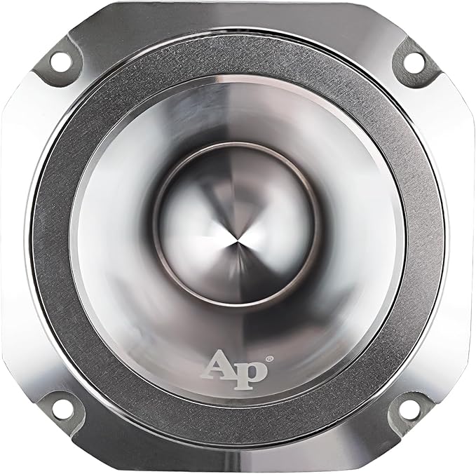 Heavy Duty Super Tweeter (ATR-4053), 400 Watts, Die Cast Aluminum Frame, Metallic, Diamond Chrome Cutting Fnish, 1.5” Kapton Voice Coil, 4-8 Ohms
