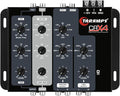 Crx4 Electronic 4 Way Crossover Rca Channels 8 Volts Rms Car Audio Processor Stereo Equalizer Great for Low/High with Bass Boost, Compact Size