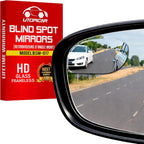 Convex Blind Spot Car Mirror — Wide-Angle Rearview Add-On