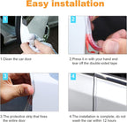 Car Door Edge Guards, 32FT Clear Universal Multifunction Car Door Trim Edge Body Strip Mold Scratch Guard Protector Fit for Most Car
