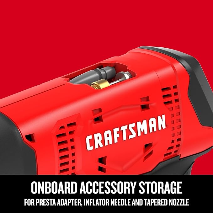V20 Air Compressor Portable, Cordless Tire Inflator, Up To 150 PSI Tire Pump, with Digital Pressure Gauge, Tool Only (CMCE521B)