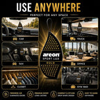 SL-Gold-12 Sport LUX Cardboard Air Freshener, Gold, 12 Pack