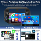 4+64G Android Car Stereo for Toyota RAV4 2007-2011, Wireless Carplay & Android Auto - 10 Inch IPS Touchscreen Radio with 32EQ DSP, WiFi, FM RDS, GPS, Mirror Link + AHD Rear View Camera