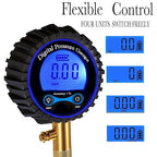 Digital Tire Pressure Gauge for Cars 250PSI - Accurate Air Pressure Gauge for Tires with 360° Swivel Chuck