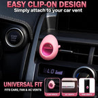 Car Air Freshener Vent Clip 6 Ct, Honey Peach Scent | Pink Edition, Long-Lasting Sweet Fruit Fragrance & Odor Eliminator for Car Interiors, 4 mL Each, Lasts Up to 180 Days