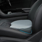 Car Seat Cushion - Memory Foam Car Seat Pad - Sciatica & Lower Back Pain Relief - Car Seat Cushions for Driving - Road Trip Essentials for Drivers(Gray)