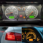 25PCS T10 12V 5W Car Turn Signal Light Bulbs, Clear Flat Foot Vehicle Side Marker Lamp Bulbs, Auto Interior Amber Headlight Bulbs Accessories, Universal for SUV, Sedan, Truck (Green)