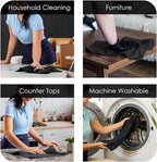 Microfiber Cleaning Cloths (Value Pack of 48) - Size 16 x 16 Inches, Highly Absorbent Cleaning Rags, Lint Free, Reusable and Washable, Microfiber Towels for Cars