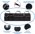 Car Trunk Organizer, Large Capacity Car Storage Bag with 4 Pockets, | Collapsible Backseat Organizer for SUV/MPV/Truck, 40.16" x 11.02"