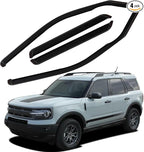 in Channel Rain Guards Fit for 2021-2026 Ford Bronco Sport, Durable Side Window Wind Deflectors, Vent Window Visors Shade Shield, 2021 2022 2023 2024 2025 2026, 4PCS