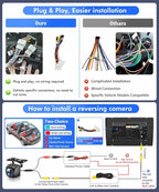 VQU 8-Core 4+64G Car Radio for Nissan Sentra 2013 2014 2015 2016 2017 2018 2019 Stereo, 10.1 Inch IPS Touch Screen for Sentra Apple Carplay Android Auto GPS Navi FM RDS DSP BT 5G WiFi SWC AHD Camera