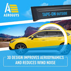Extra Durable Window Deflectors Tape-On Window Visors Rain Guards Fit for Outback 2015-2019, Sun Visors, Wind Vent for Shades, Exterior Car Accessories - 4pcs. AG0876