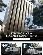 for iPhone MagSafe Car Mount [24 Strong Magnets] 360 Degrees Ultra Magnetic Phone Holder for Car Dashboard, Universal Car Phone Mount Magsafe Accessories for iPhone17 Pro Max Air 16 15 14, Blue