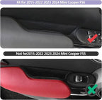 for 2024 Mini Cooper F56 Organizer Front Door Side Storage Box Door Side Organizer Grab Tray 2015-2024 Mini Cooper Countryman Armrest Phone Container Accessories 2PCS