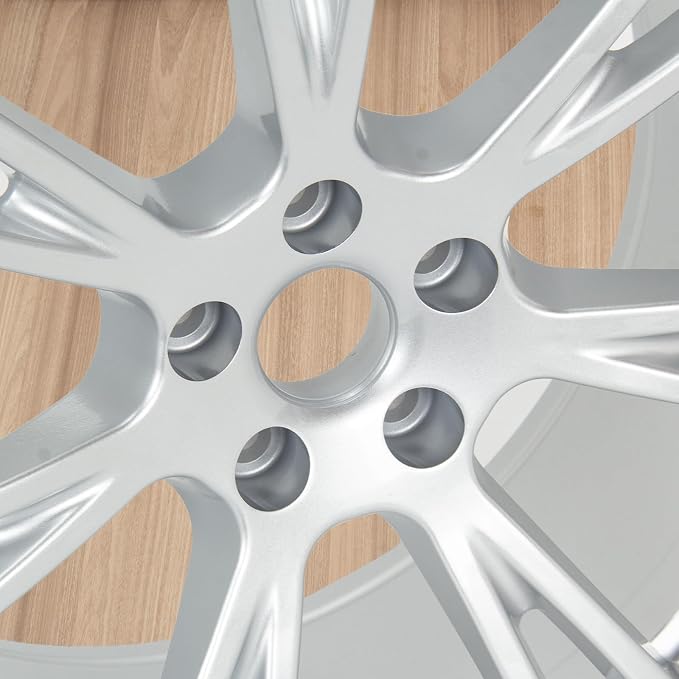 New 19x9.5" 19 Inch Premium Aluminum Alloy Wheel Rim Compatible with Model Y 2020-2023 | OEM Design, Alloy Replacement Wheel, Super Duty Car Rims Replacement - OE Stock Specs, Silver