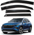 Side Window Visors rain Guards Vent Deflectors Compatible with Hyundai Tucson 2022-2025, Vent Deflector Window Rain Guard Sun Shade Visors, Car Accessories 4PCS 2023 2024