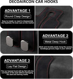 Headrest Storage Hooks (2-Pack) — Backseat Purse & Bag Holder