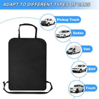 Heavy Duty Kick Mats Back Seat Protectors for Kids, X-Large Durable Car Back Seat Cover, Waterproof Sag Proof Kick Mats Back Seat Protector for Vehicles Protect from Dirt, Mud & Scratches, X-Large