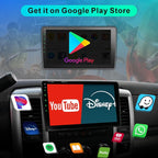 8 Core Car Radio Stereo Upgrade Android for Jeep Wrangler JK 2007-2018 with Wireless CarPlay/Android Auto, 10.2 '' Touchscreen Head Unit GPS WiFi AM/FM SWC