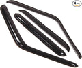 Outside Mount Window Vent Visors Rain Guards Compatible with GMC C2500 K2500 Suburban 1979-1986 | Side Window Wind Deflectors Rain Shields | Smoke Tinted, 4 Pcs Set, DGWV-069-5