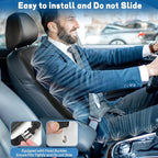 vokoroad Cooling Car Seat Cover Cushion for Front Seats, 12V-24V Adjustable Temperature Ventilated Summer Cooling Car Seat Cushion, Ventilate Breathable Universal Fit for Automotive Truck SUV Van