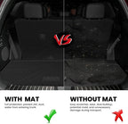 Cargo Trunk Mat & Backrest Mats for Hyundai Palisade 2025 2024 2023 2022 2021 2020 All Weather TPE Custom Fit Car Trunk Mats Cargo Liner & Seatback Mats Accessories, Black