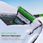 41 Inch Snow Brush and Ice Scraper with Squeegee, Extendable SUV Windshield Ice Scraper and Brush with Foam Grip for SUV Truck Jeep RV Auto Vehicle Window