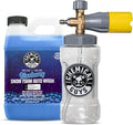 Big Mouth Max Release Foam Cannon and Blueberry Snow Foam Car Wash Soap, 64 fl oz - Car, Truck, SUV, RV & Boat Wash, Soap Cannon for Pressure Washer, 34 oz Bottle - 2 Items