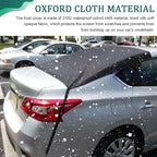 Car Windshield Cover for Ice and Snow, Frost Guard Windshield Cover, Car Windshield Snow Cover Winter Ice Sunshade Protector, Universal Car Exterior Accessories for Cars, Trucks, Vans (Rear)