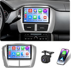 [DSP & EQ] 4+64G Android 15 Car Radio for Honda Pilot 2006 2007 2008, 9 inch IPS1280 * 720 Touch Screen for Pilot Car Stereo Wireless Carplay Android Auto 5G WiFi GPS Bluetooth 5.0 FM RDS SWC