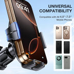 Upgraded-2nd Generation Universal Phone Holders for Your Car, Hands Free Air Vent Car Phone Holder Mount Compatible with iPhone 16/15/14/13/12/11 Series and All Phones