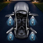 2PCS Owl Car Door Lights Projector, Magnetic Logo Projector Door Lights, Wireless LED Welcome Puddle Light, Owl Car Accessories Decor, Owls Gifts for Women Men, Fit All Vehicles Motorcycle
