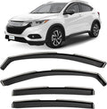 in-Channel Incredibly Durable Rain Guards Compatible with Honda HR-V 2016-2022, Original Window Deflectors, Vent Window Visors, Vent Deflector, 4 pcs. - 616074