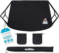 Car Windshield and Side Mirrors Cover for Ice and Snow | All-Weather Protection | PVC Coated Polyester | Fits Cars, SUVs, Small Trucks | Quick Install | Includes Storage Bag | 61" x 41"