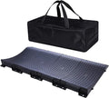 Tire Saver Ramps Anti-Slip Pads Design Car Tire Wheel Ramps for Flat Spot and Flat Tire Prevention Tire Savers for Storage Carrying Bag Easy to Store 4 Pack Black