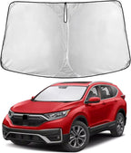 Windshield Sunshade Compatible for Honda CRV 2017-2020 2021 2022, Sun Visor for Front Windshield & Window Sun Shade Cover, UV Heat Blocker & Protector, Car Accessories