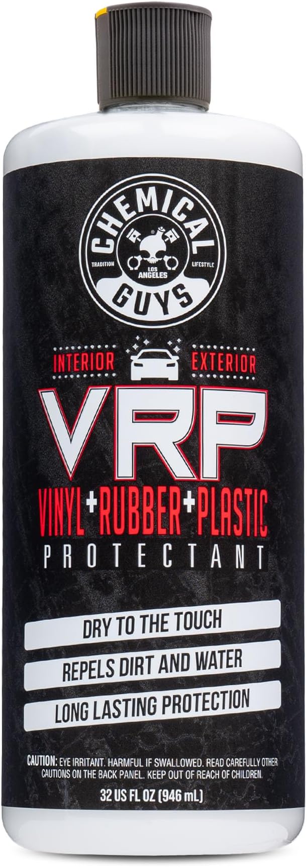 VRP Vinyl, Rubber, and Plastic Dressing - Tire Dressing, Non-Greasy, Dry-to-the-Touch Shine for Tires, Trim, and More, Safe for Cars, Trucks, SUVs, RVs & More - 32 oz