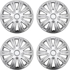 4-Pack 17 Inches Wheel Rim Cover Hubcaps,Redesign Fashion Style Replacement Hubcaps,Car Truck SUV Hub Accessories,Chrome