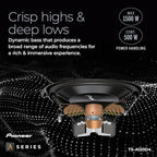 A-Series TS-A120D4 12” Subwoofer – 1500W Max, Flexible Wiring, Powerful Bass Output
